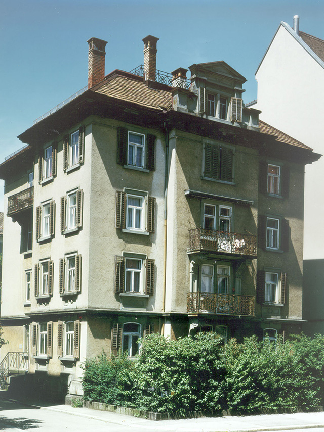 Haus vor Fassadensanierung